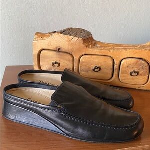 Taryn Rose Leather Mules